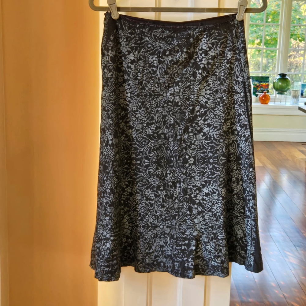 Free people midi skirt batik, boho print size 9